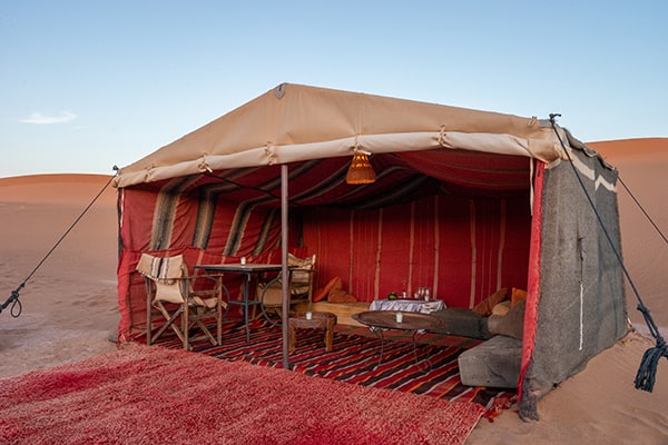 Private Nomadic Camp lounge tent