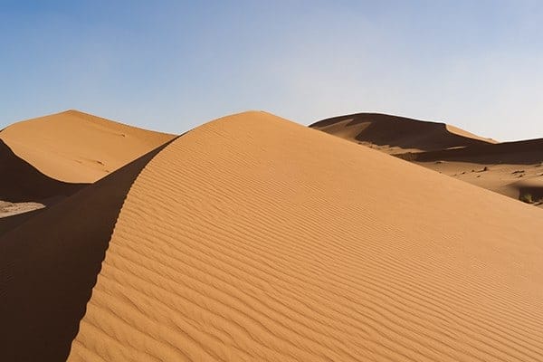 The magnificent dunes of Erg Chigaga